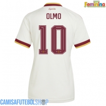 Camisa de time de futebol Espanha Dani Olmo #10 Replicas 2º Equipamento Feminina Mundo 2026 Manga Curta